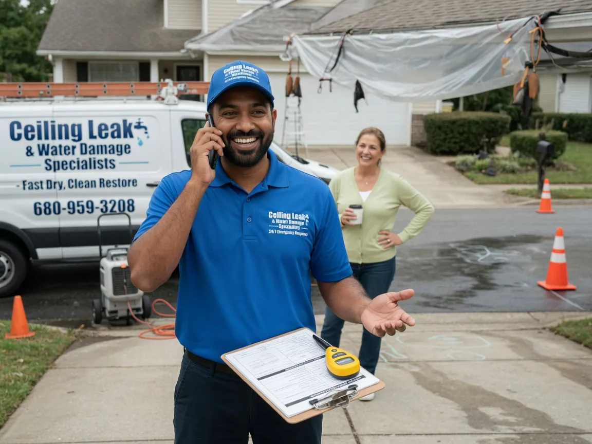 Ceiling Leak Cleanup Mcqueeney, TX FAQs